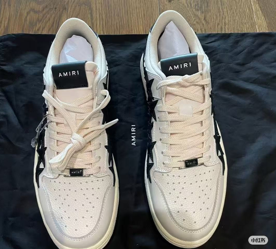 Amiri Star Sneakers US Size 9.5 Men’s/Women’s Fashion Casual Board Shoes