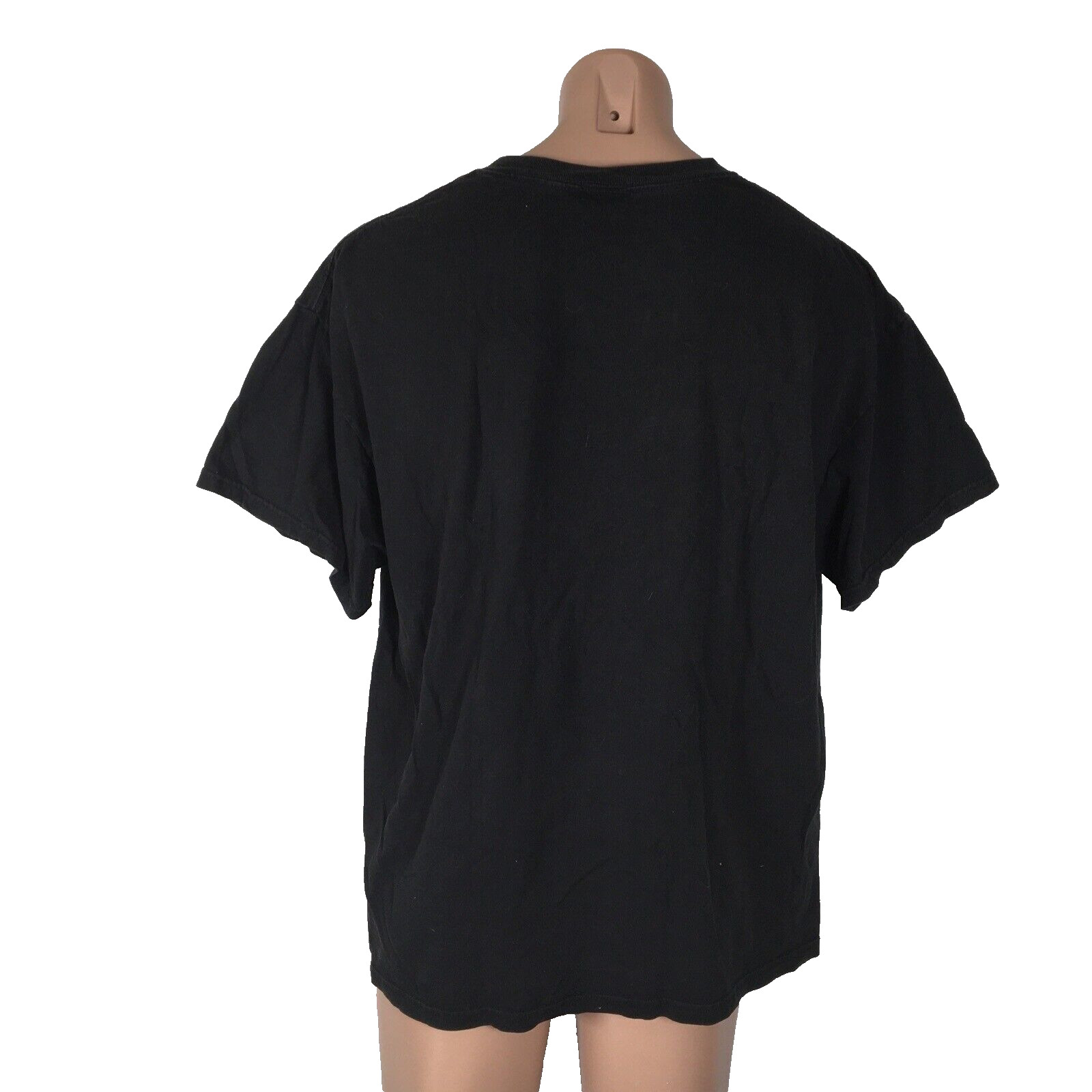 Vintage DC Comics SUPERMAN “S” Black SS crewneck superhero t-shirt XL
