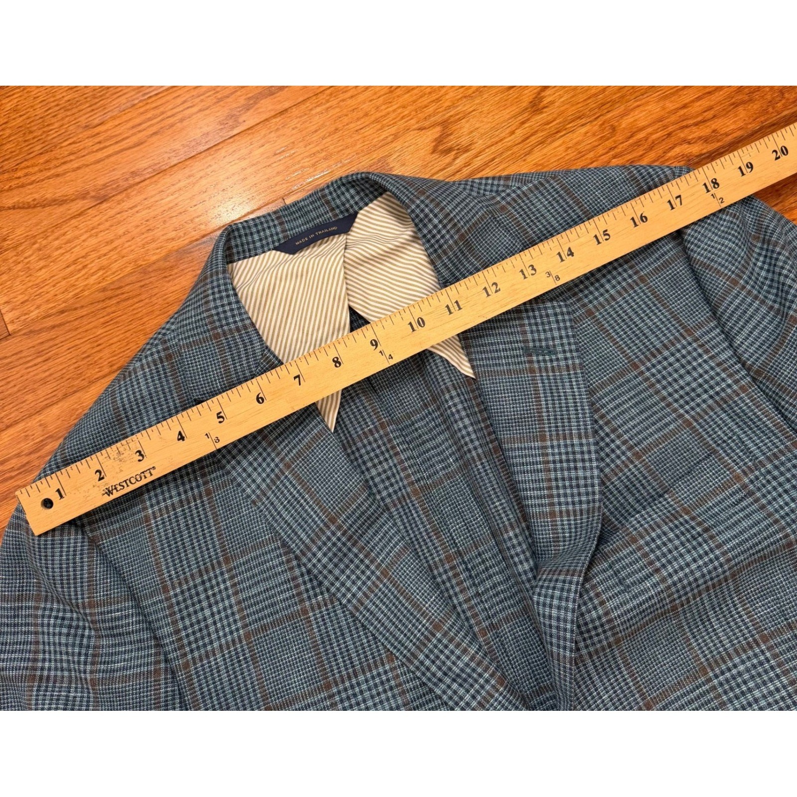 Brooks Brothers Loro Piana Summertime Blazer 40R Wool Silk Linen Glen Plaid