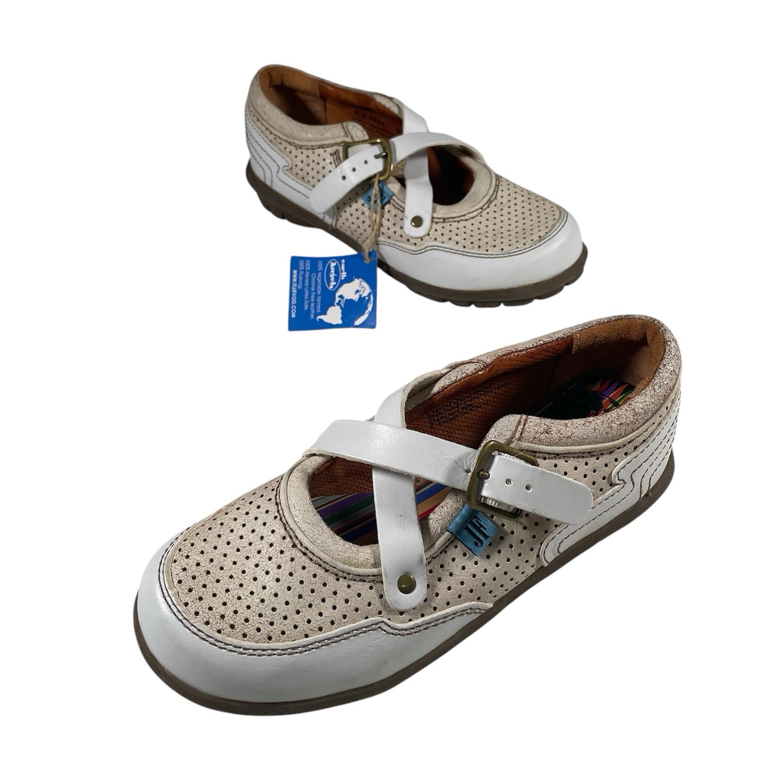 John Fluevog Shoes Sandals Earth Angels US Size M4 W6 Eco Friendly NWT Designer