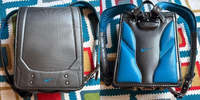 Randoseru Japanese School Bag Kid’s Backpack NiKE Gray Blue Japan #03