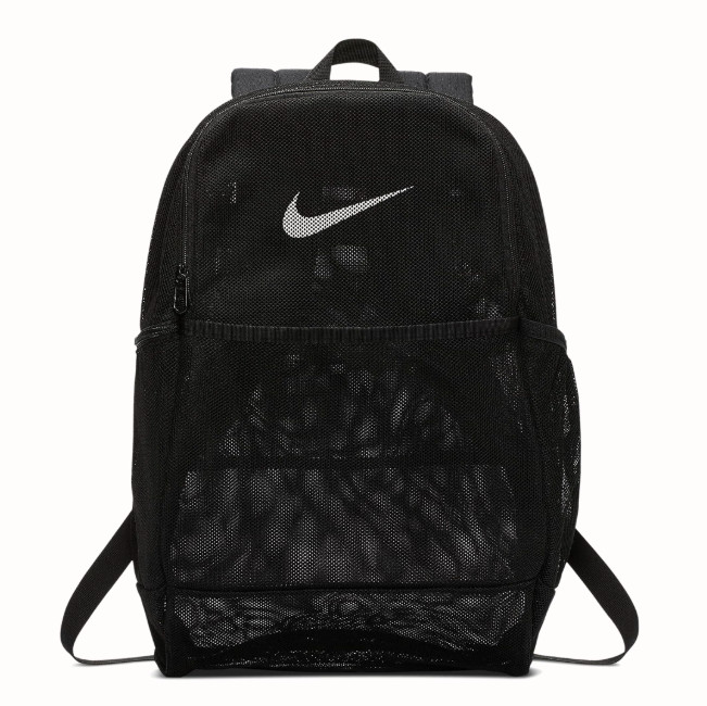 Nike Brasilia Mesh Net Training School Travel Beach Gym Backpack Black