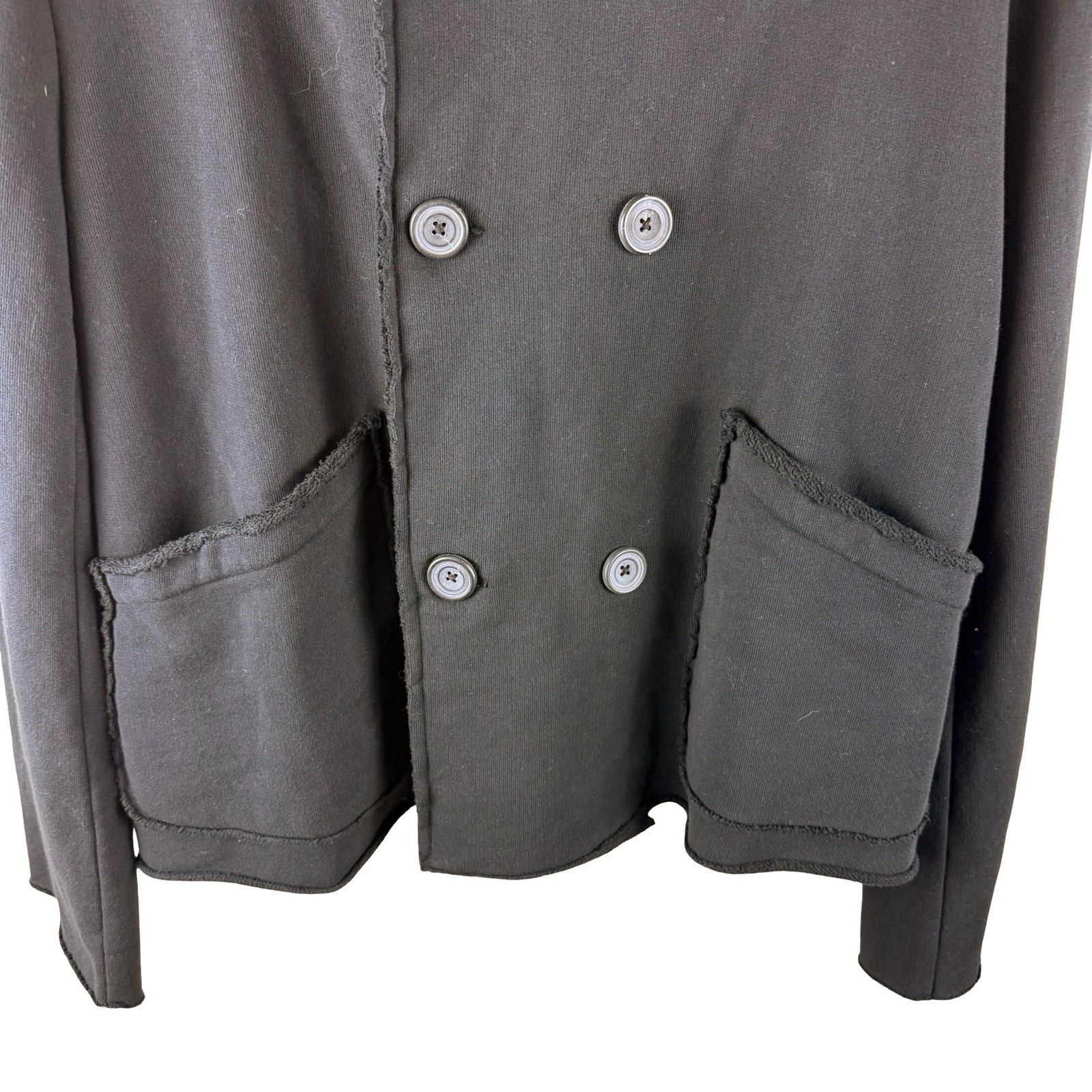 Frank & Eileen Mini Belfast Jacket French Terry Black Size XL