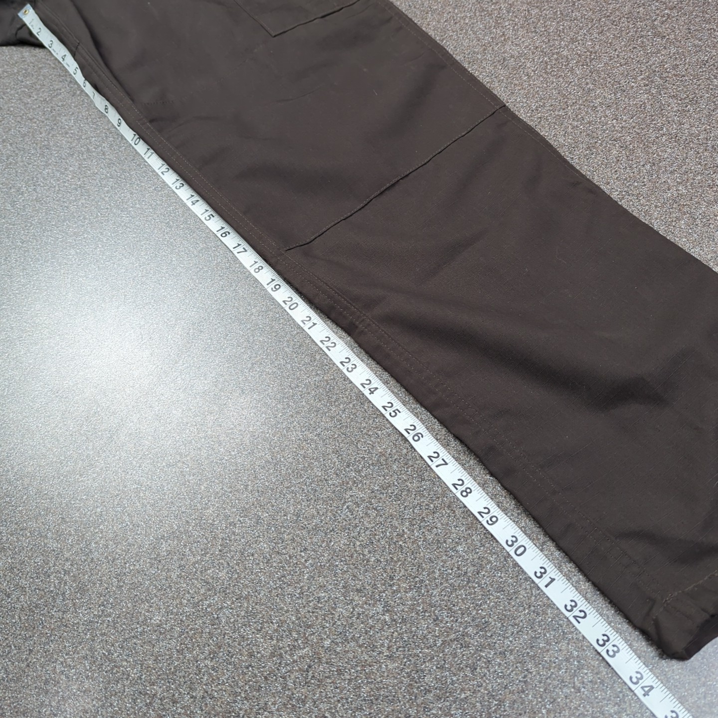 TRU-SPEC Mens Pants Small Long Brown BDU RIP-STOP TACTICAL CARGO NWT