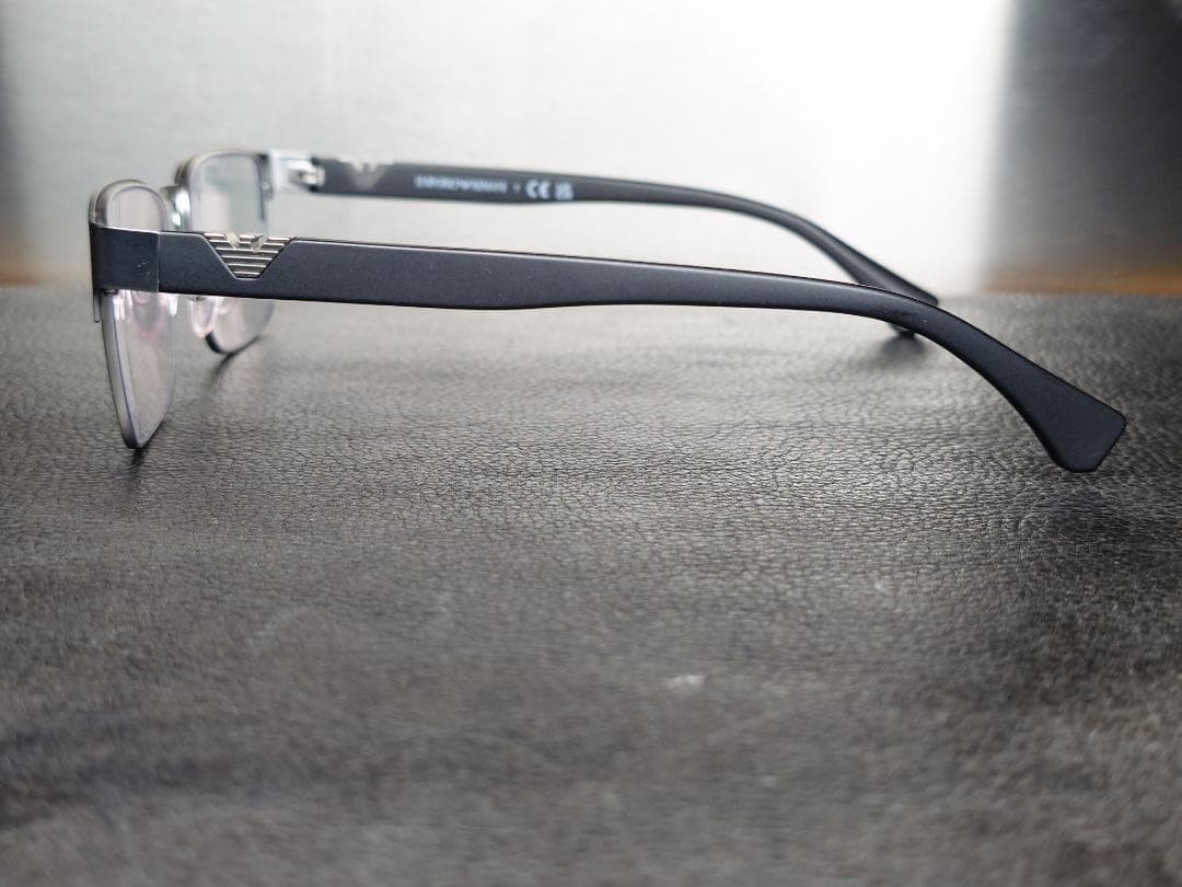 Emporio Armani Glasses Frame Matte Silver