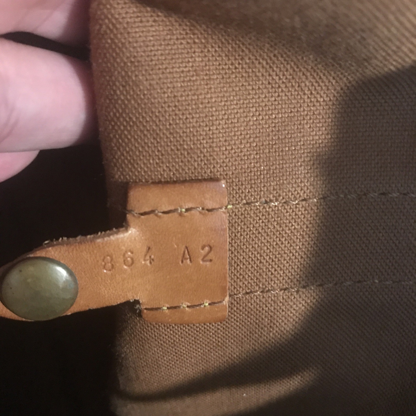 Authentic Louis Vuitton Monogram Randonnee GM Shoulder Bag Used. Fair condition