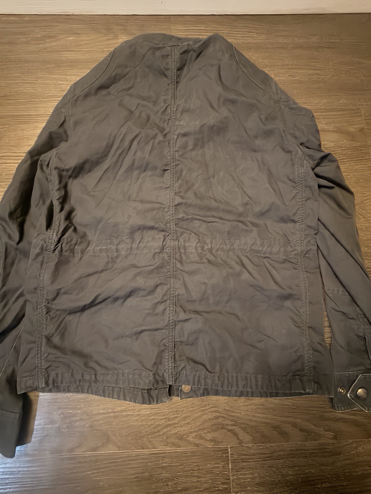 Belstaff Roadmaster Men’s Black Waxed Cotton Jacket Size IT 46 US 36 Small Defec