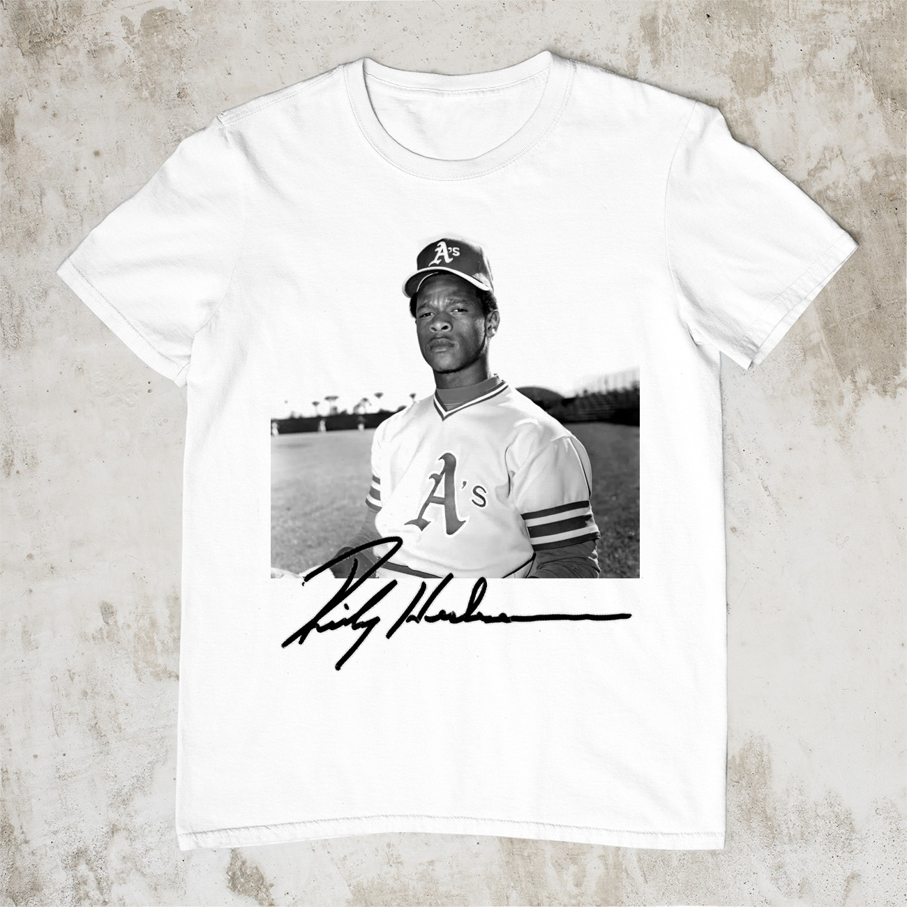 Rickey Henderson signed MEMORY T-shirt Unisex All sizes S-5Xl