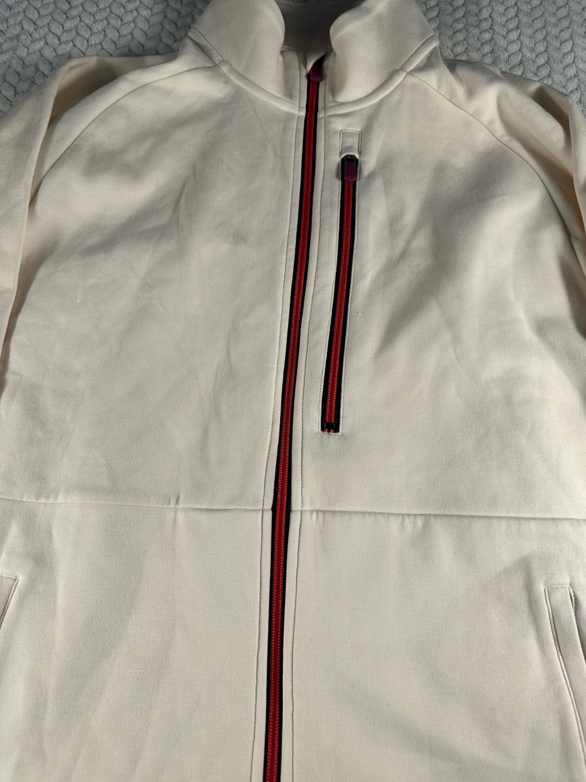 Men’s Lightweight Jacket M Beige Tek Gear Full Zip