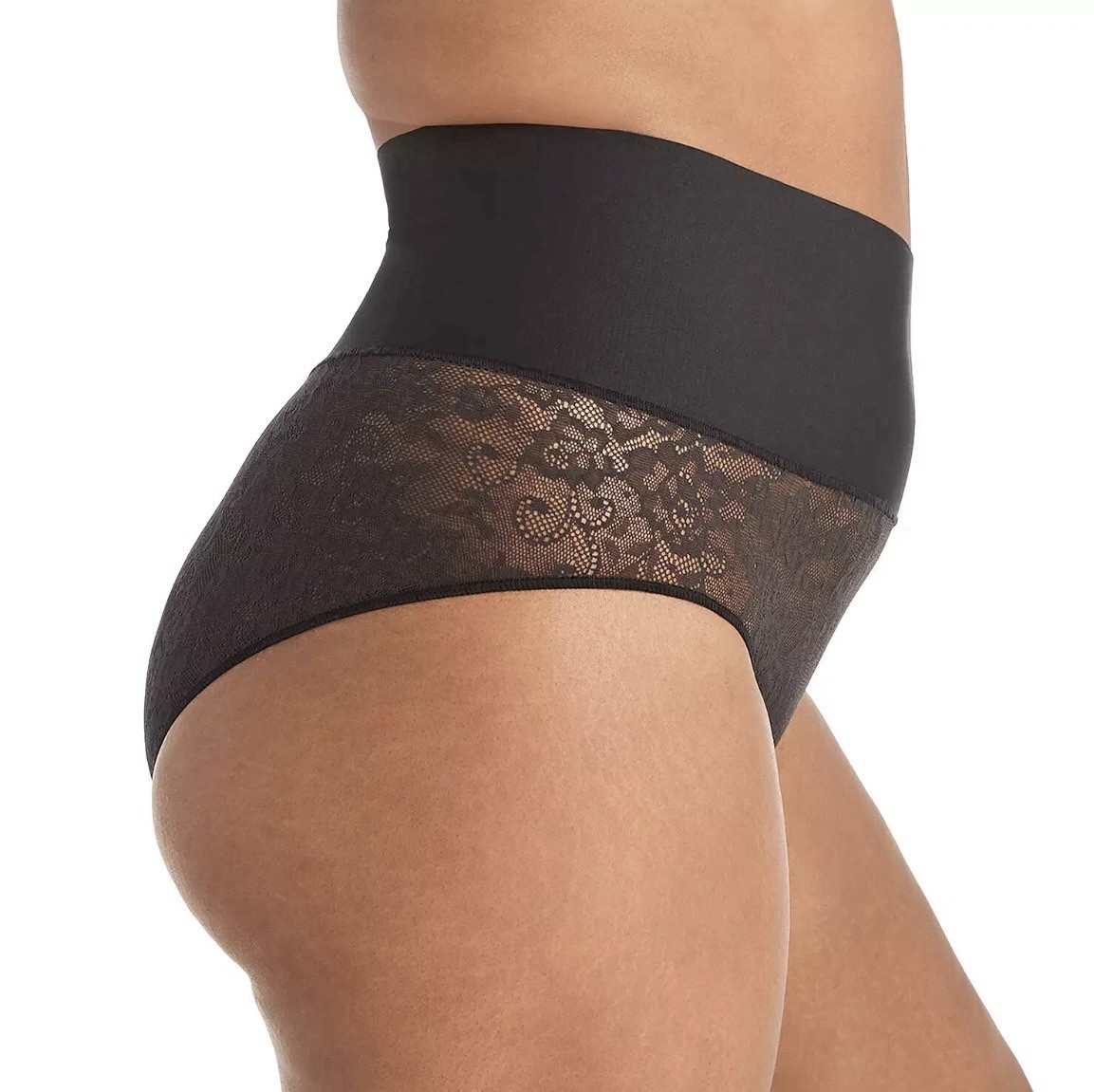 Maidenform Tame Your Tummy Firm Control Brief, Black Size-XL