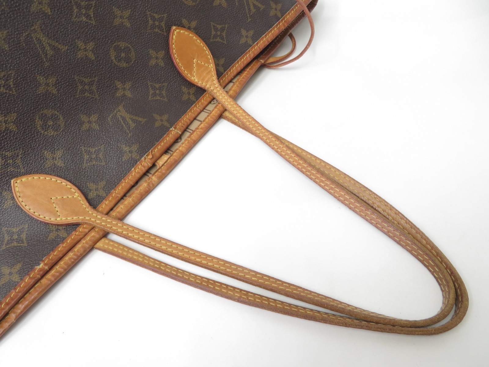 Authentic Louis Vuitton Monogram Neverfull GM Tote Bag Handbag F#53203