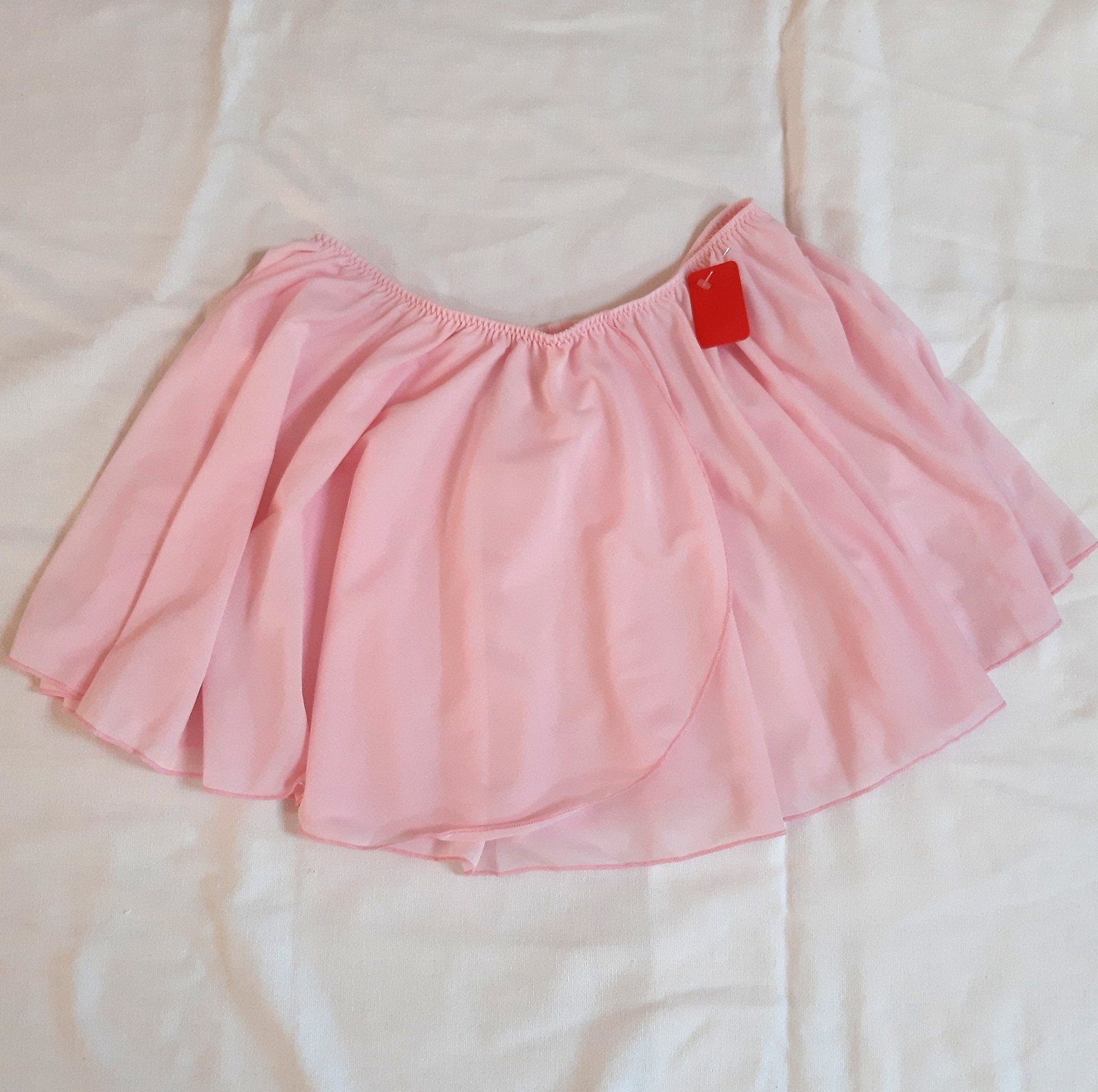 NWT Curtin Call For Class Practice Ballet Skirt Pink Size M L Tulip Wrap Front