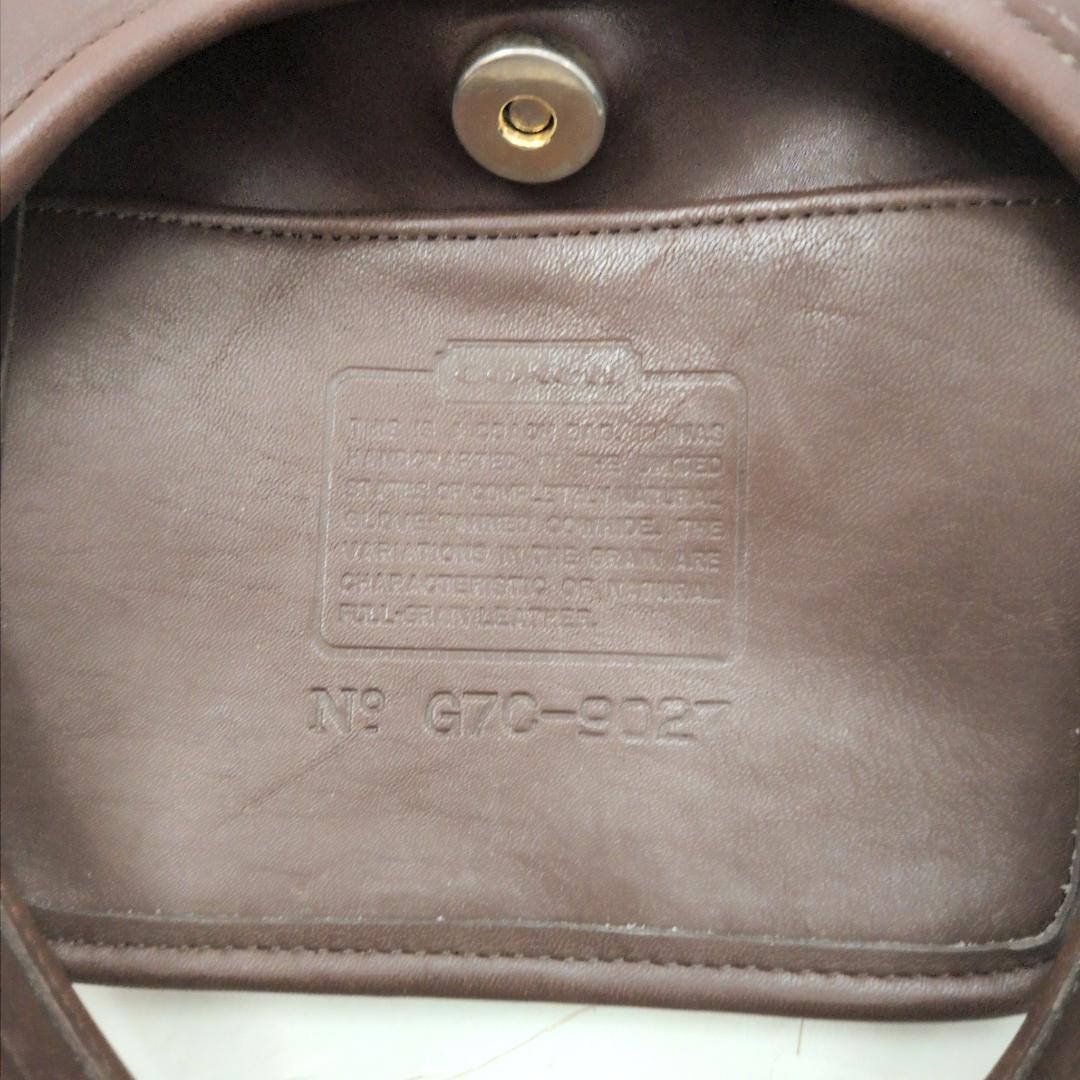 OLD COACH 9027 Ergo Handbag Dark Brown Rare Excellent condition