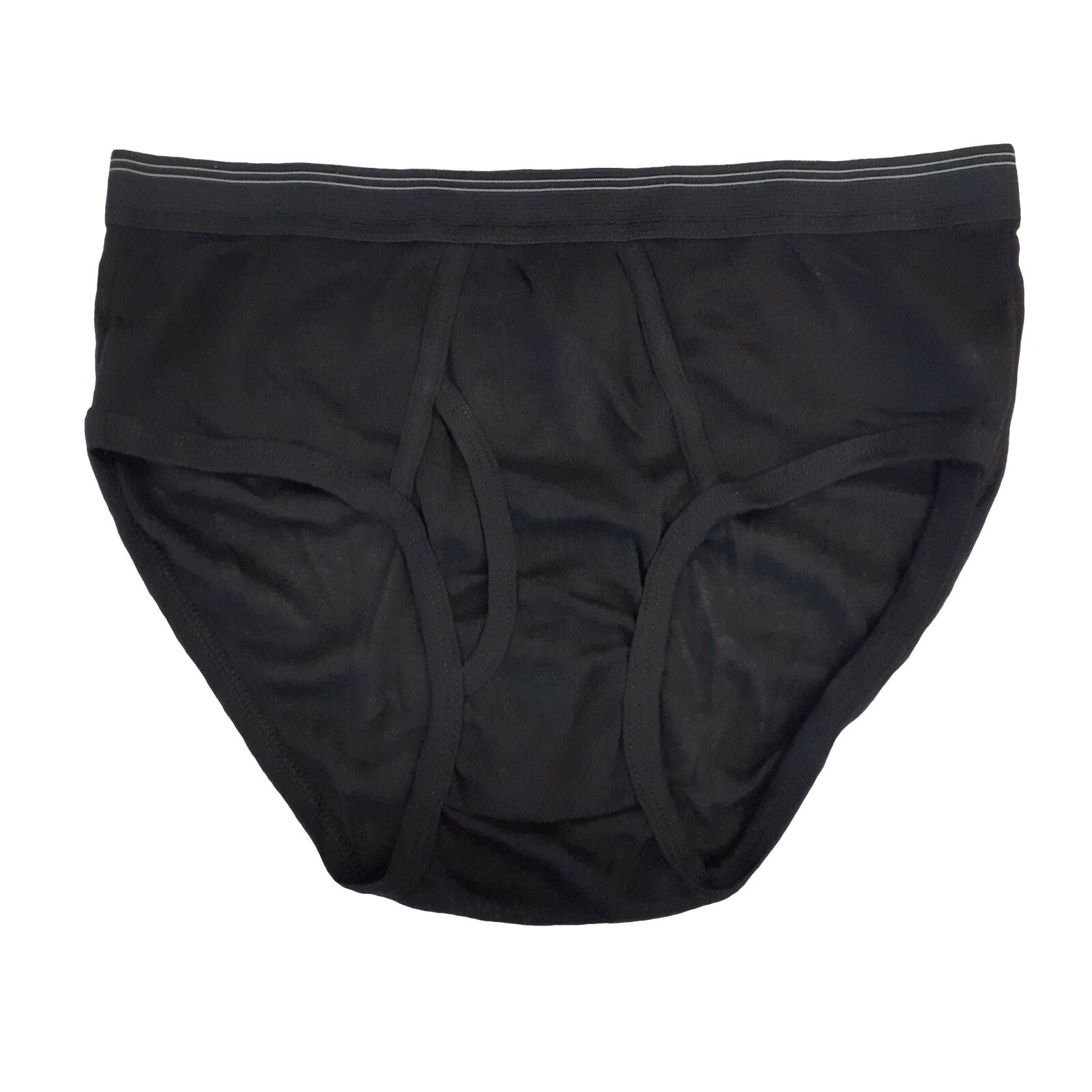 6 Pk Men Solid Colors Briefs Breathable Cotton Underwear Vintage style Full Rise