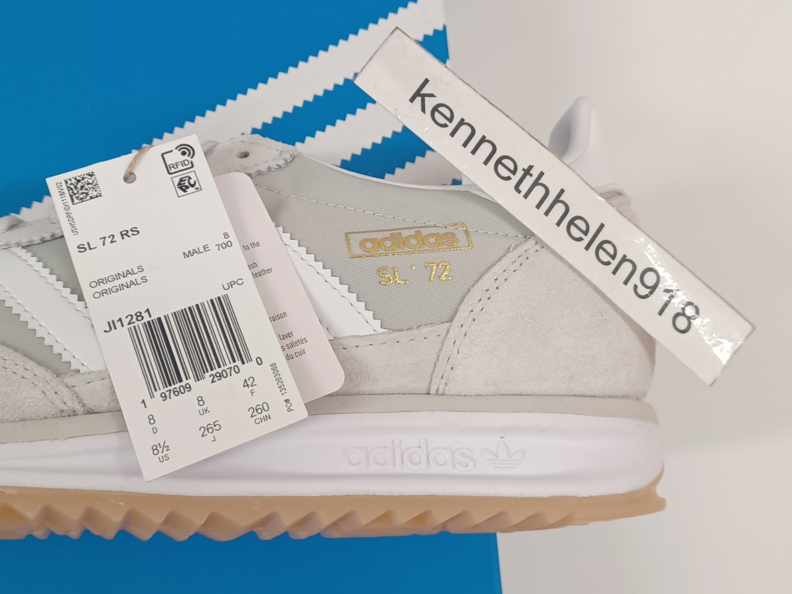 ADIDAS ORIGINALS SL 72 RS SHOES JI1281 MENS SIZE 8.5