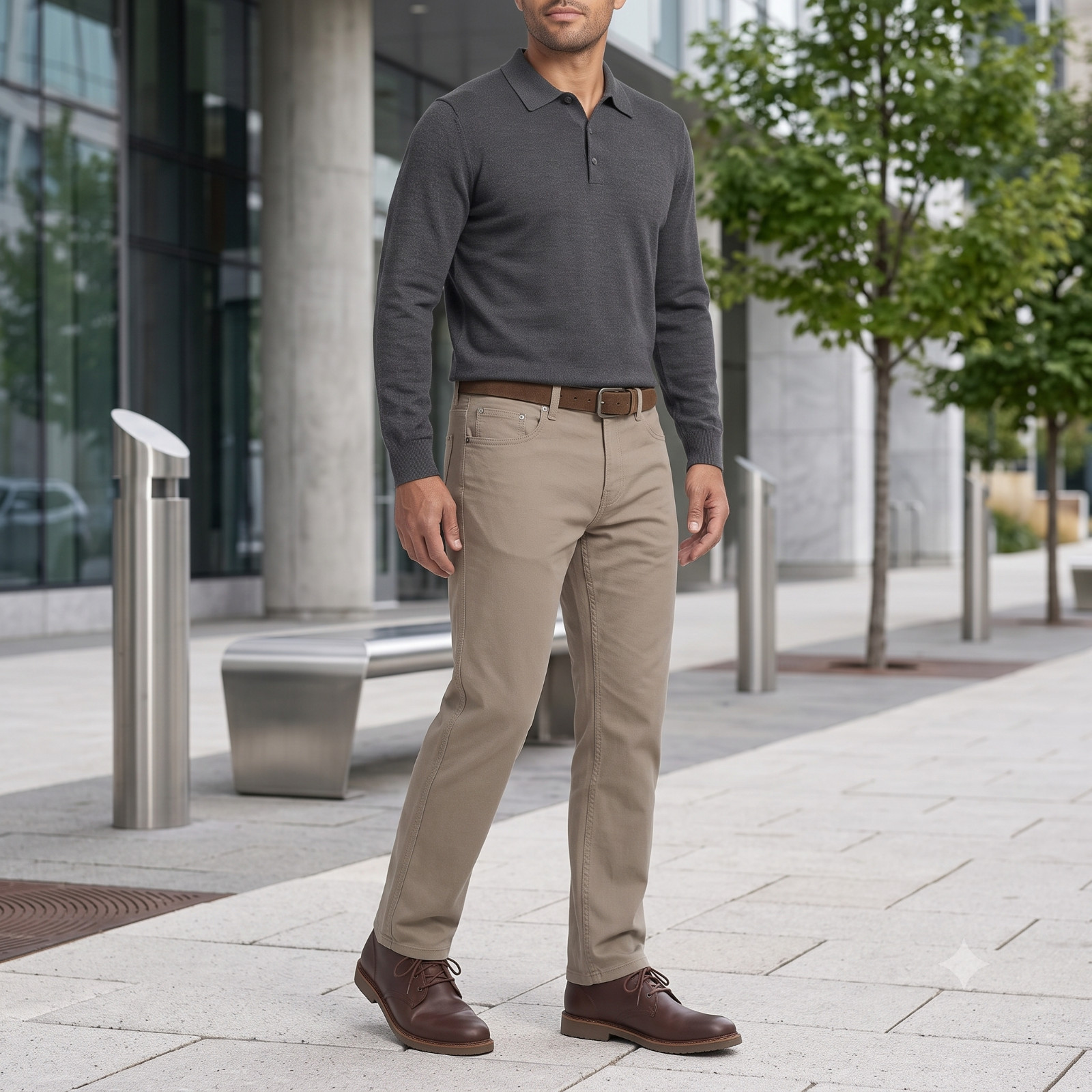 Jachs Men’s 5-Pocket Pant Stretch Cotton Blend Waist 30-42 Inseam 29 30 32 34