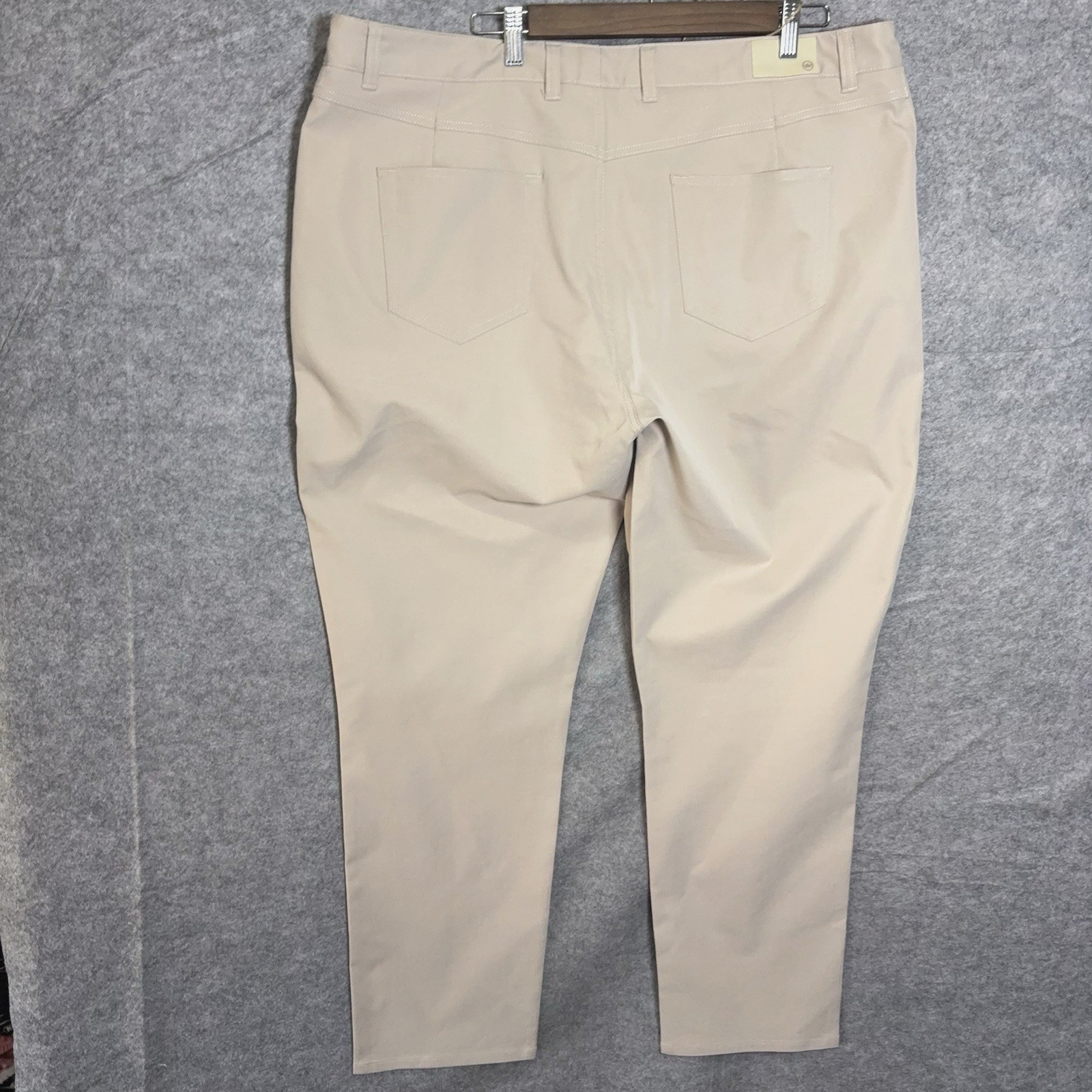 Peter Millar eb66 Pants Mens 42×30 Tan 2-Way Stretch Performance -SIZE NOTE
