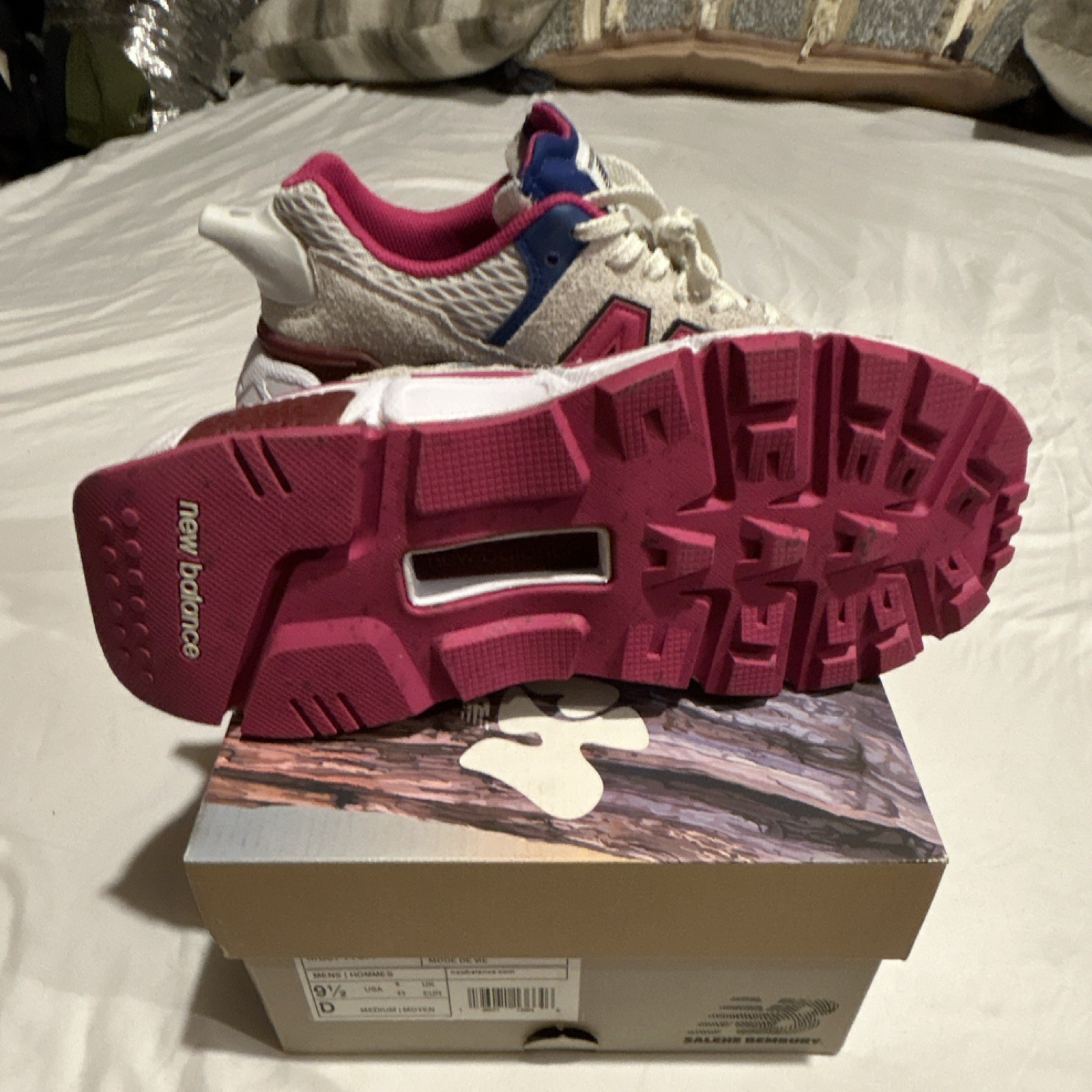 New Balance Salehe Bembury 574 YURT Workwear White/Pink MS574YSA