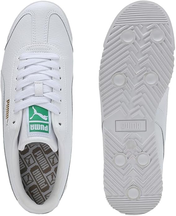 Men’s Puma Roma Standard Puma White-Archive Green (396808 03)