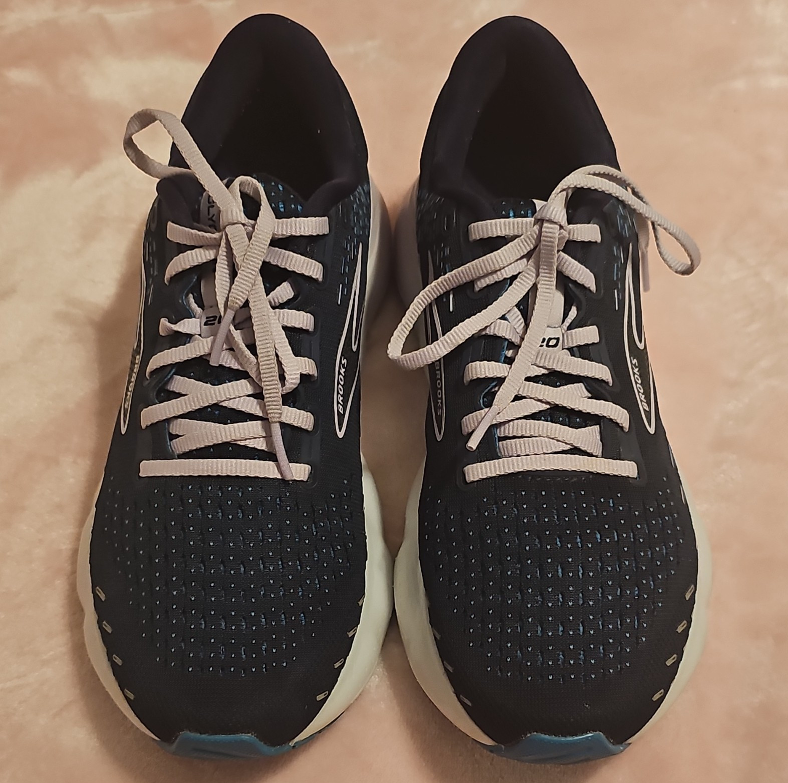Brooks Glycerin 20 Peacoat/Ocean/Pastel Lilac Men’s Low Top Lace-Up Mesh 120369