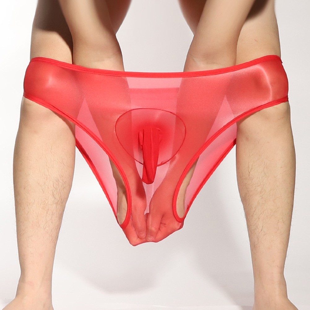 Mens Underwear Panties for lingerie Middle Waist Nylon Slimming Solid Color