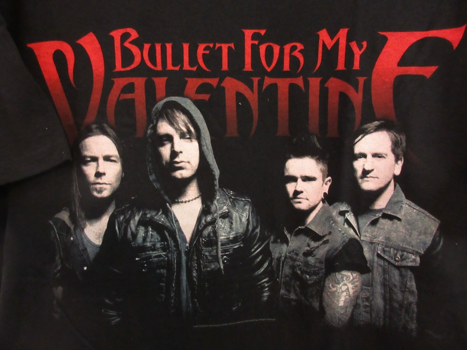 BULLET FOR MY VALENTINE OFFICAL MERCH 2013 BAND CONCERT MUSIC SHIRT LARGE