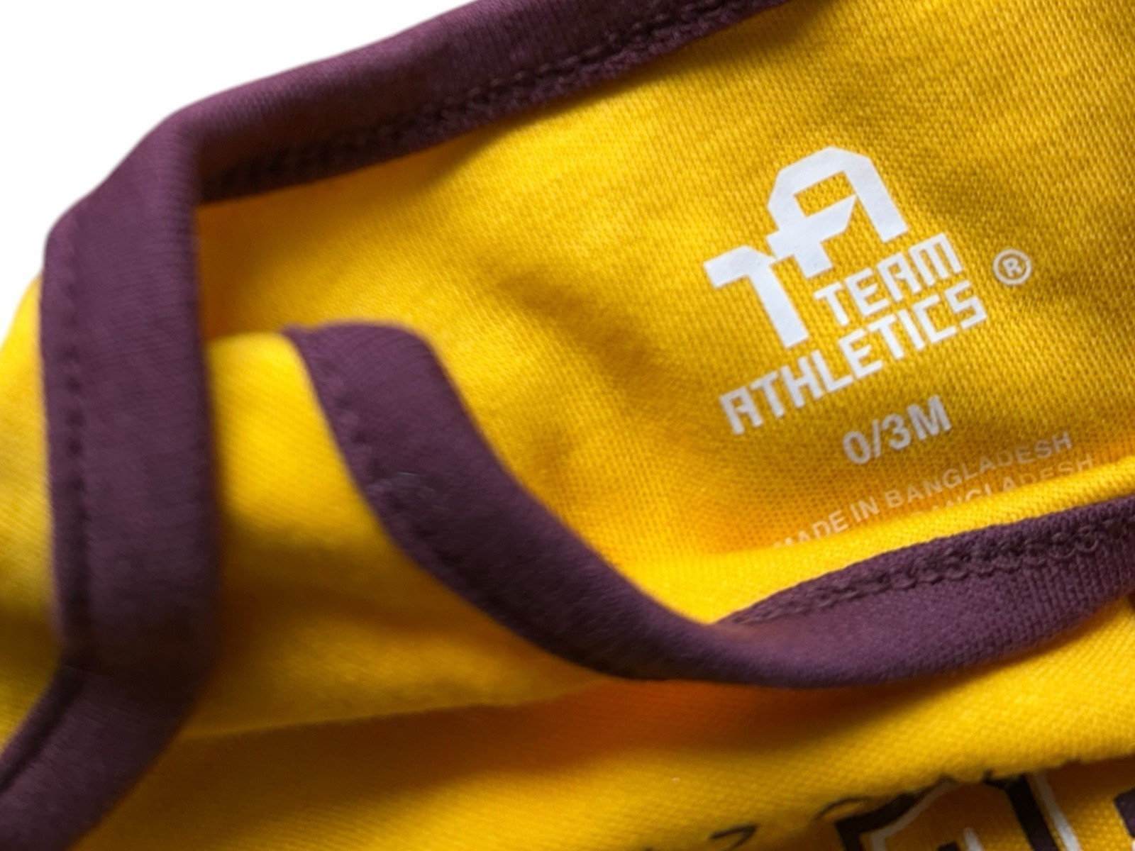Team Athletics Arizona State Sun Devils Baby Romper 0-3M