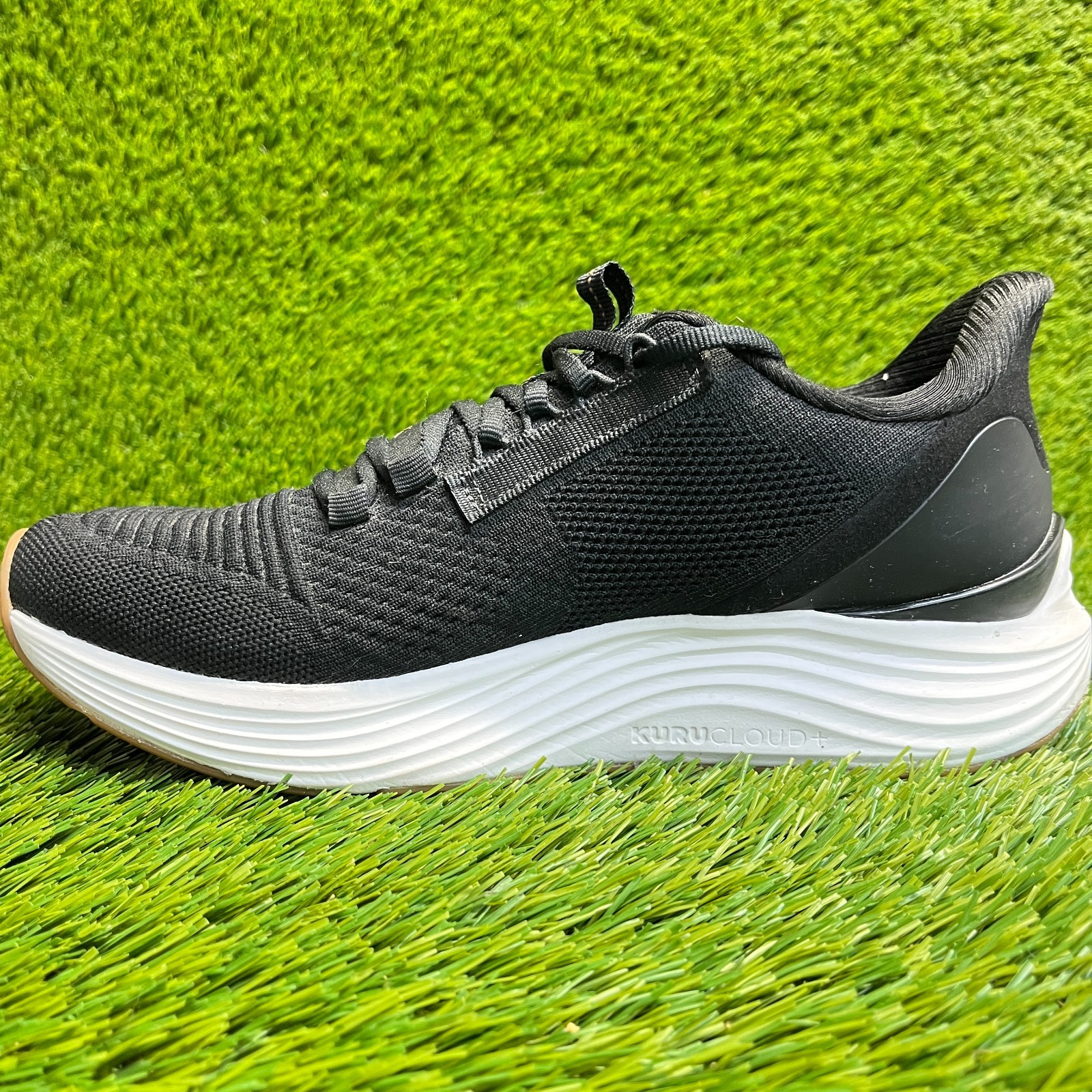 Kuru Atom 2 Womens Size 9.5 Black White Athletic Running Walking Shoes Sneakers