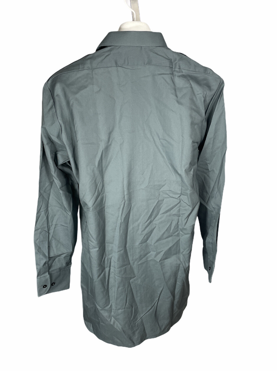 New Without Tags Vintage Texada Fashion Gray Long Sleeve Button Up Size 42 62