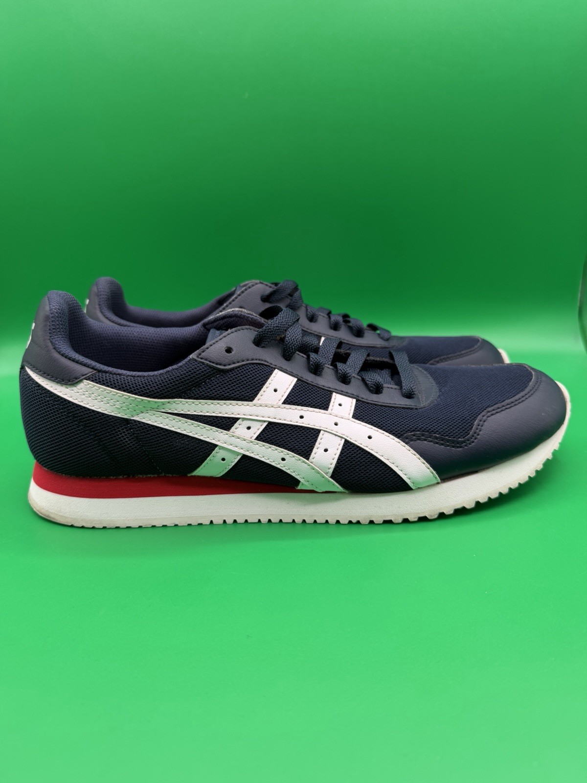 ASICS Tiger Runner Men’s Sneaker Shoes Midnight White 1191A207 SZ 11