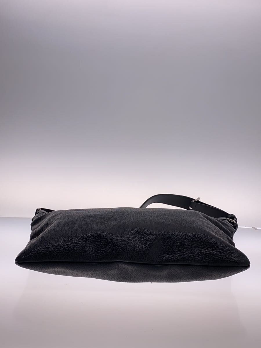 PORTER Shoulder Bag Leather BLK Solid