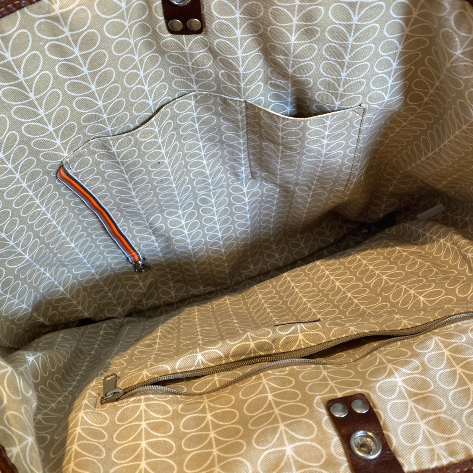 Orla Kiely Stems Coated Cotton XL Tote