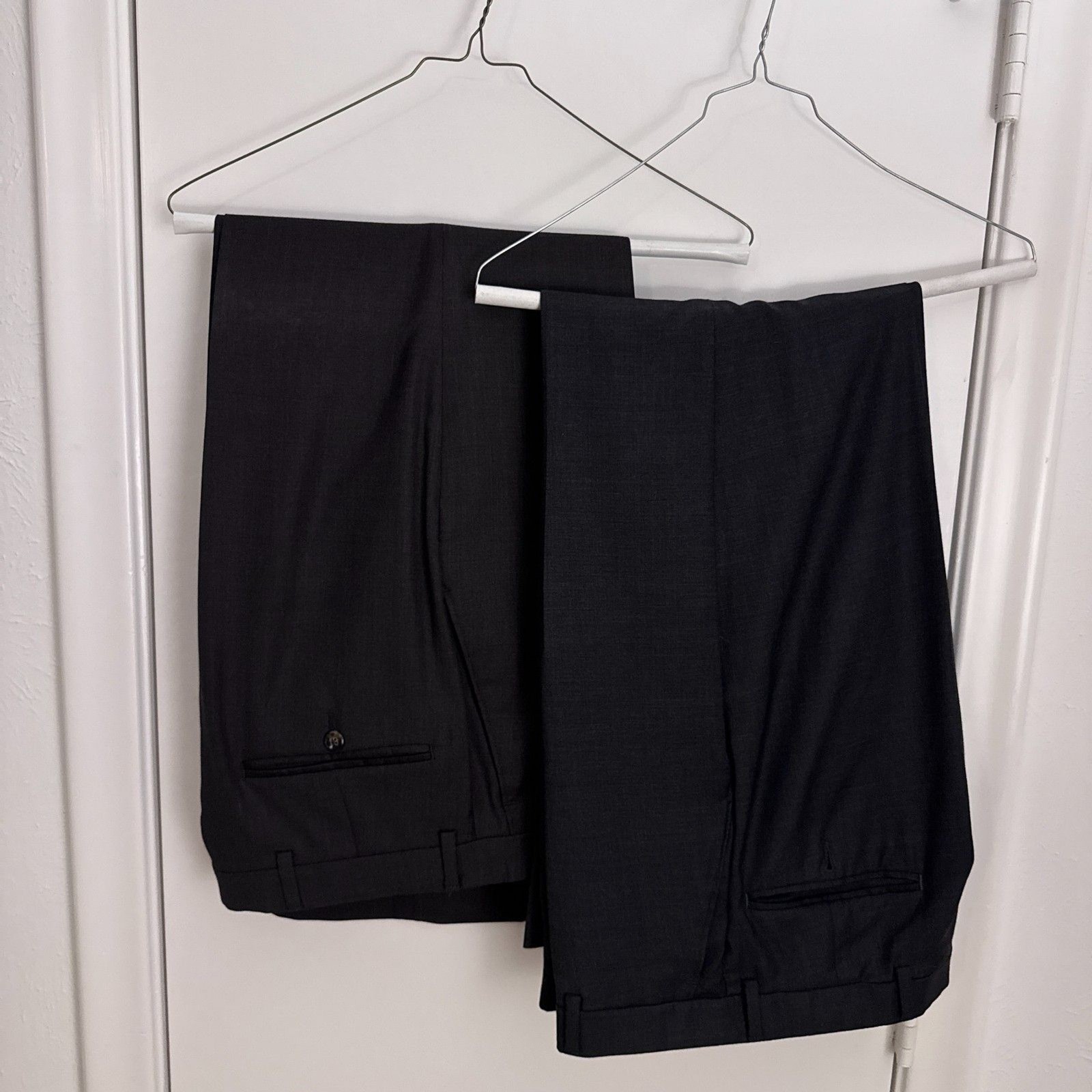 Mens 31R Jos. A Bank 100% Wool Travelers Collection Tailored Fit Dress Pants