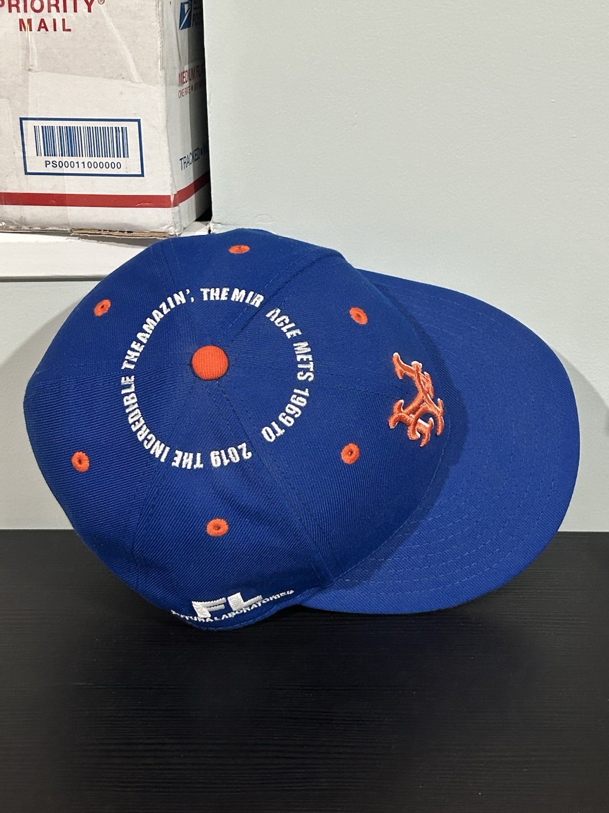 Futura Laboratories New York Mets Fitted Hat 7 3/8 Low Profile New Era Cap