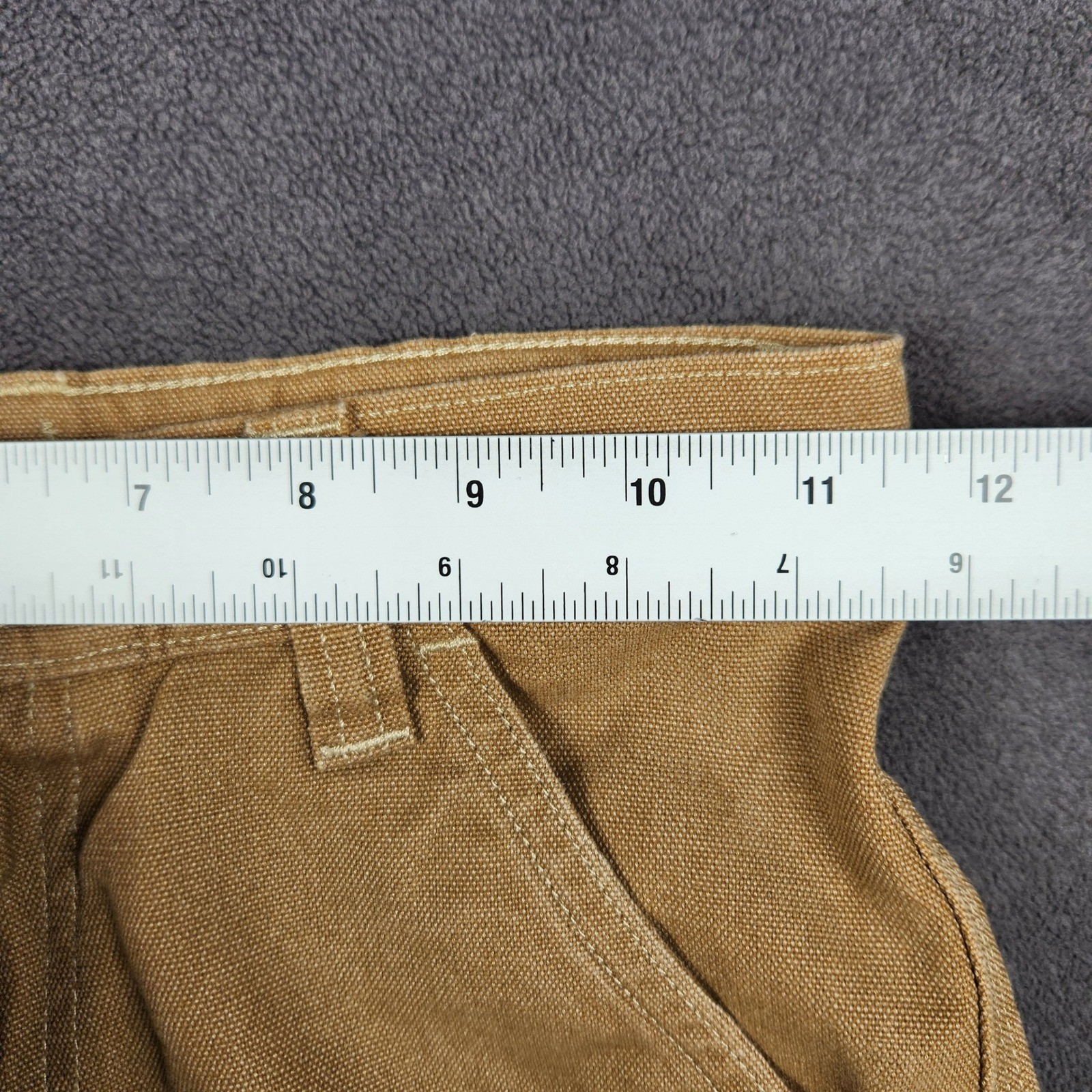Patagonia Hemp Utility Pants Boys Small Brown Double Knee Canvas Outdoor 66585