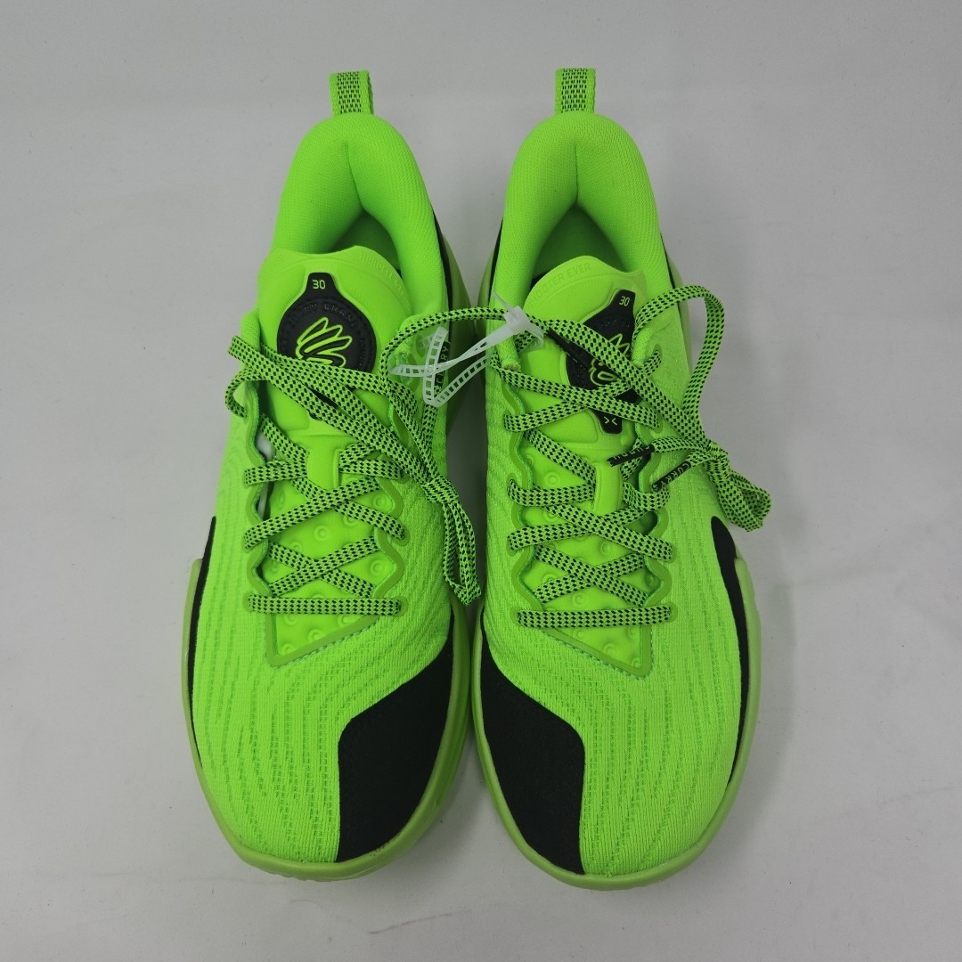 Under Armour Curry 12 Extraterrestrial Sneakers Mens Sz 8 Hyper Green Black
