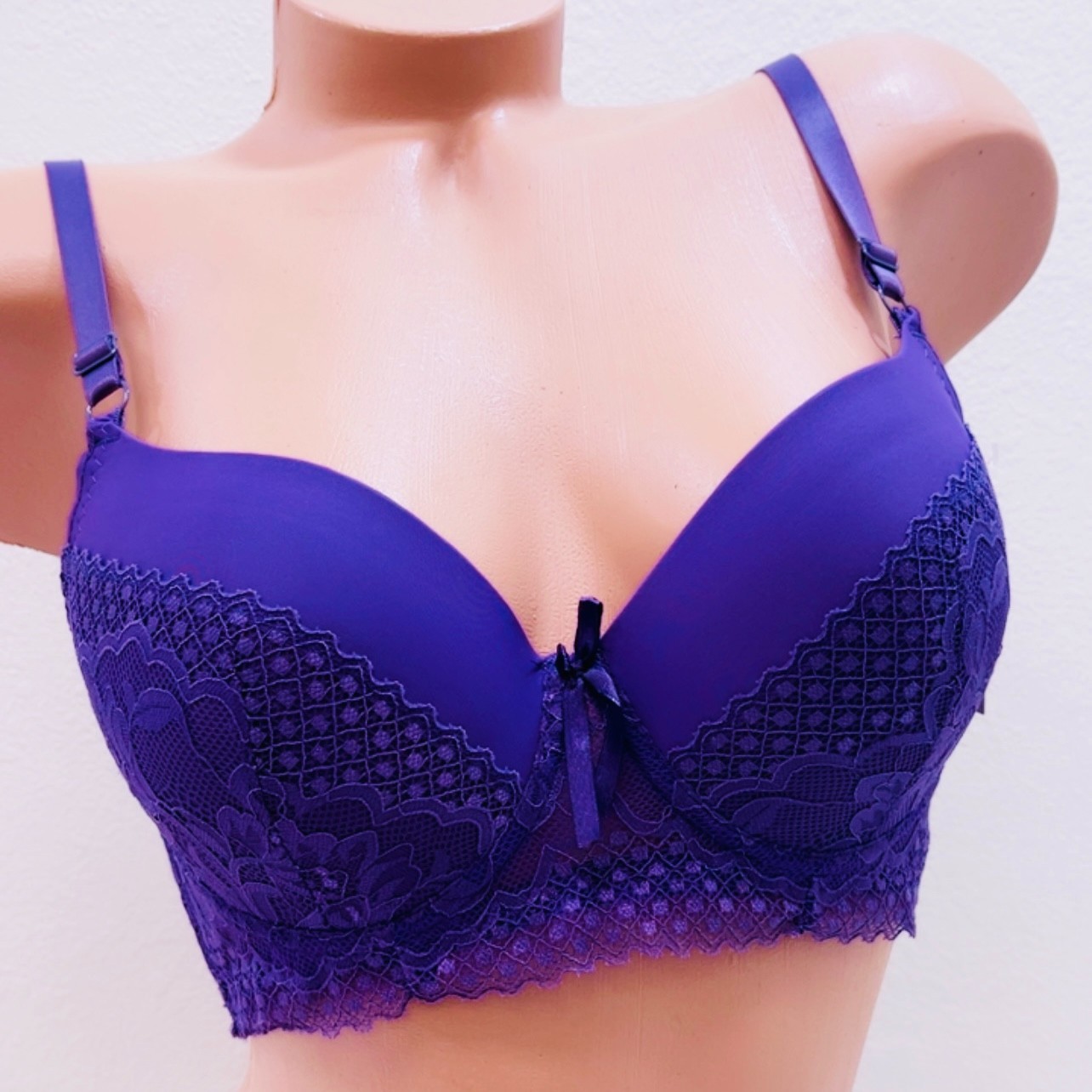 PACK OF 6 pcs BRAS, UNDERWIRE LACE Push Up Bra SOFT CUP SIZE 34-42 B C NEW #5884