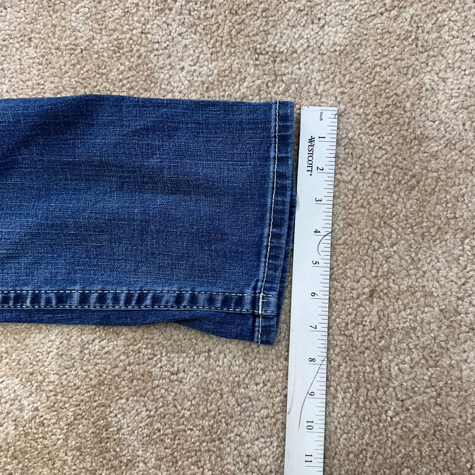 BKE Buckle Nolan Straight leg Jeans Men’s 34×32 Blue Denim stretch