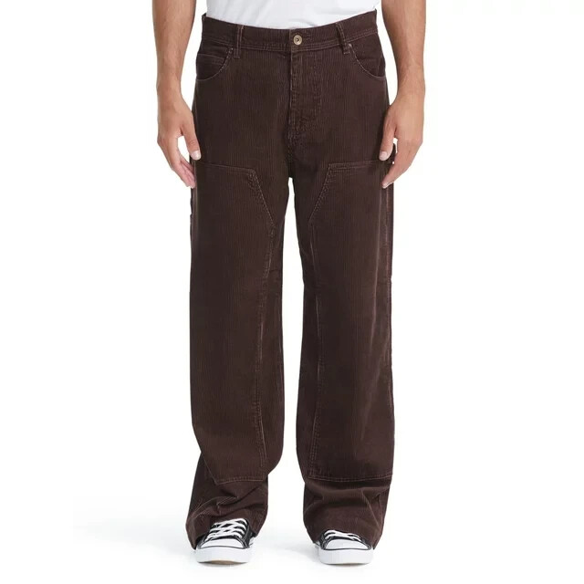 NO BOUNDARIES Unisex – SIZE: 34 X 31 Expresso Corduroy Carpenter Pants – NEW!