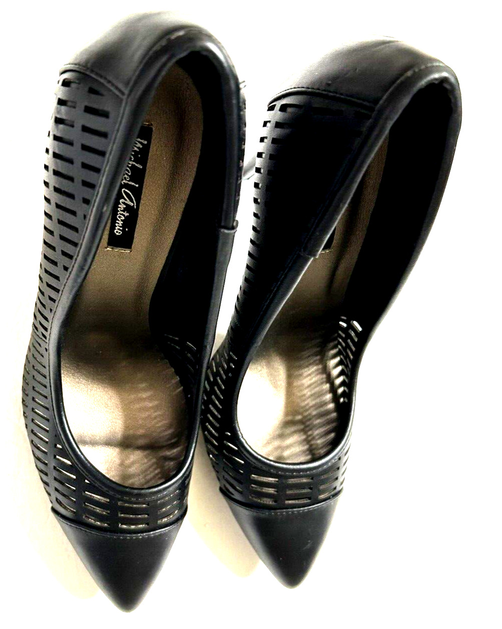 Michael Antonio 4 3/4″ High Size 10 Black Manmade NWOB Women’s Heels