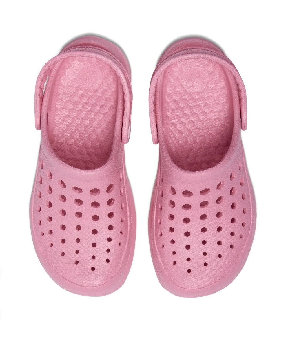 JOYBEES Unisex Size 7 Women/ 5 Men Active Clog Comfort Sandals • Pink