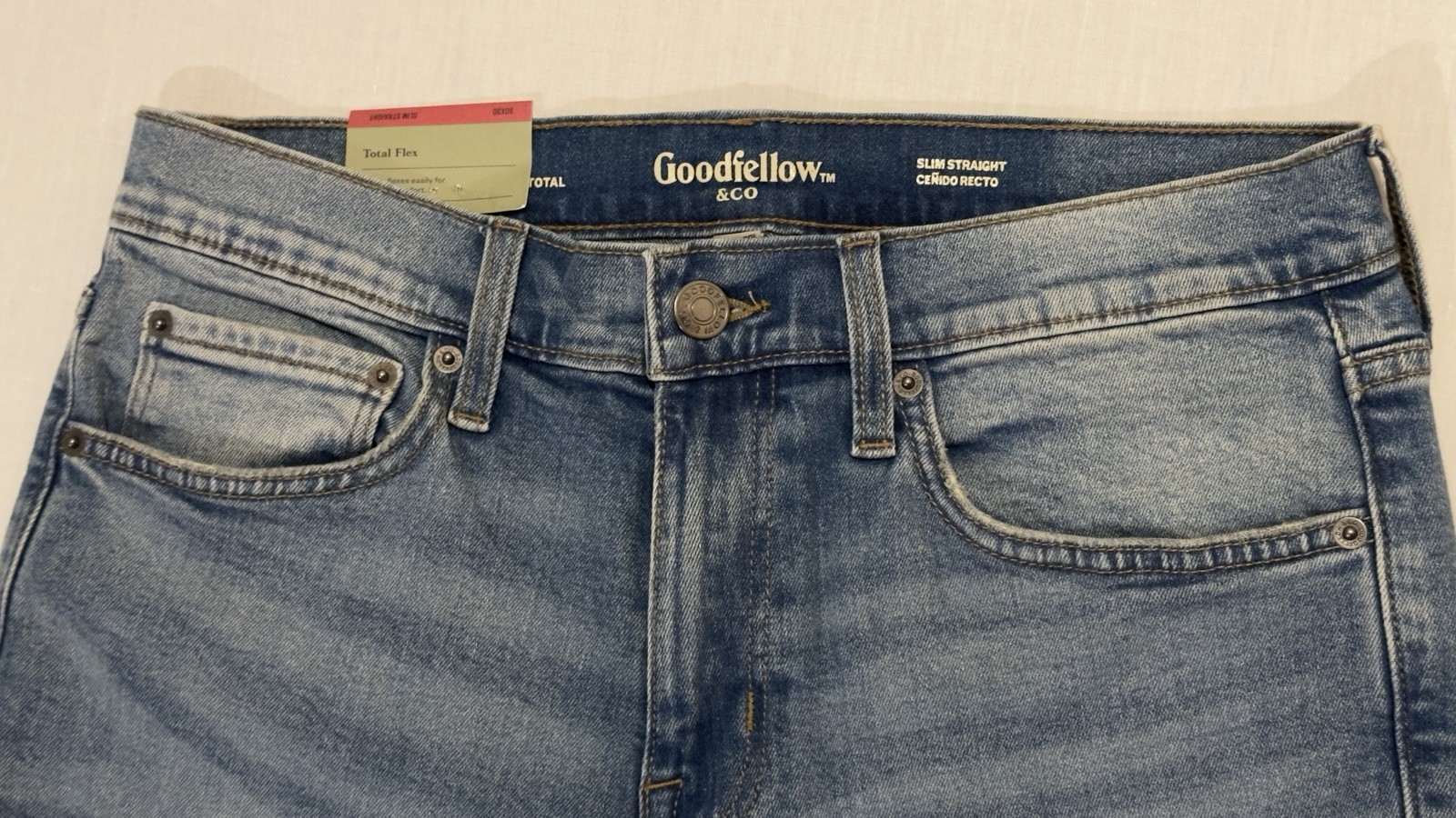 NWT Goodfellow & Co Men’s 30×30 Slim Straight Total Flex Stretch Jeans