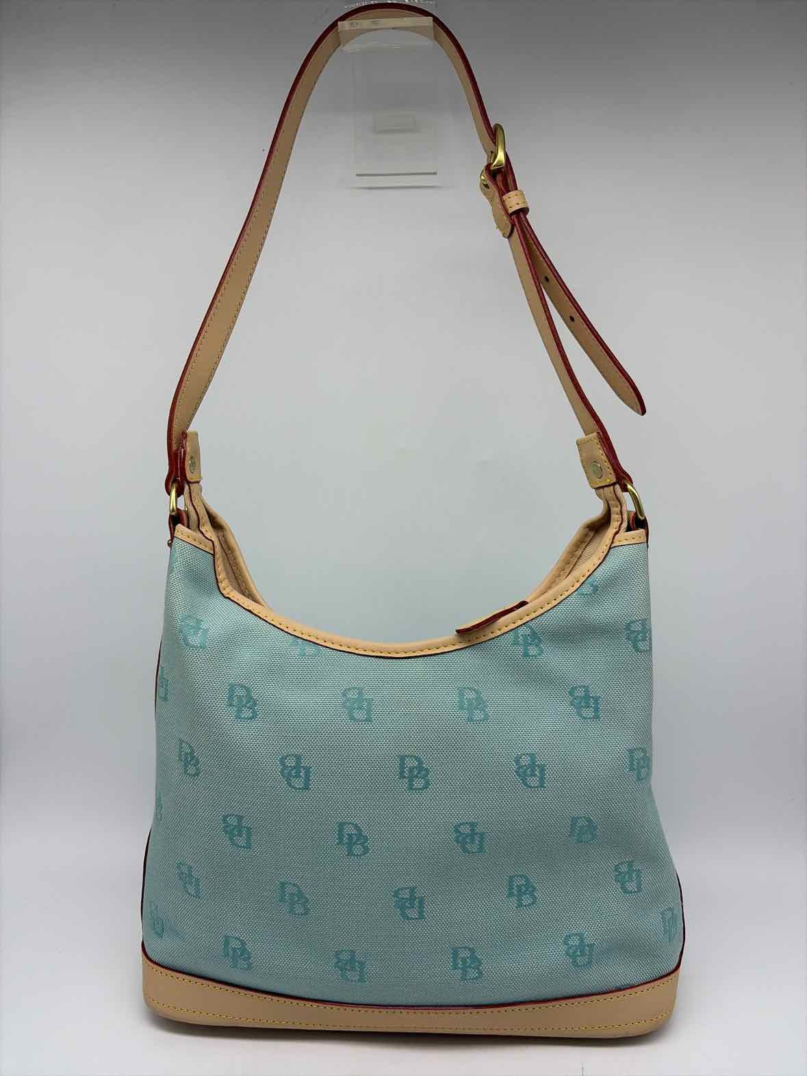 Dooney & Bourke Blue Monogram Shoulder Bag Shoulder Bag