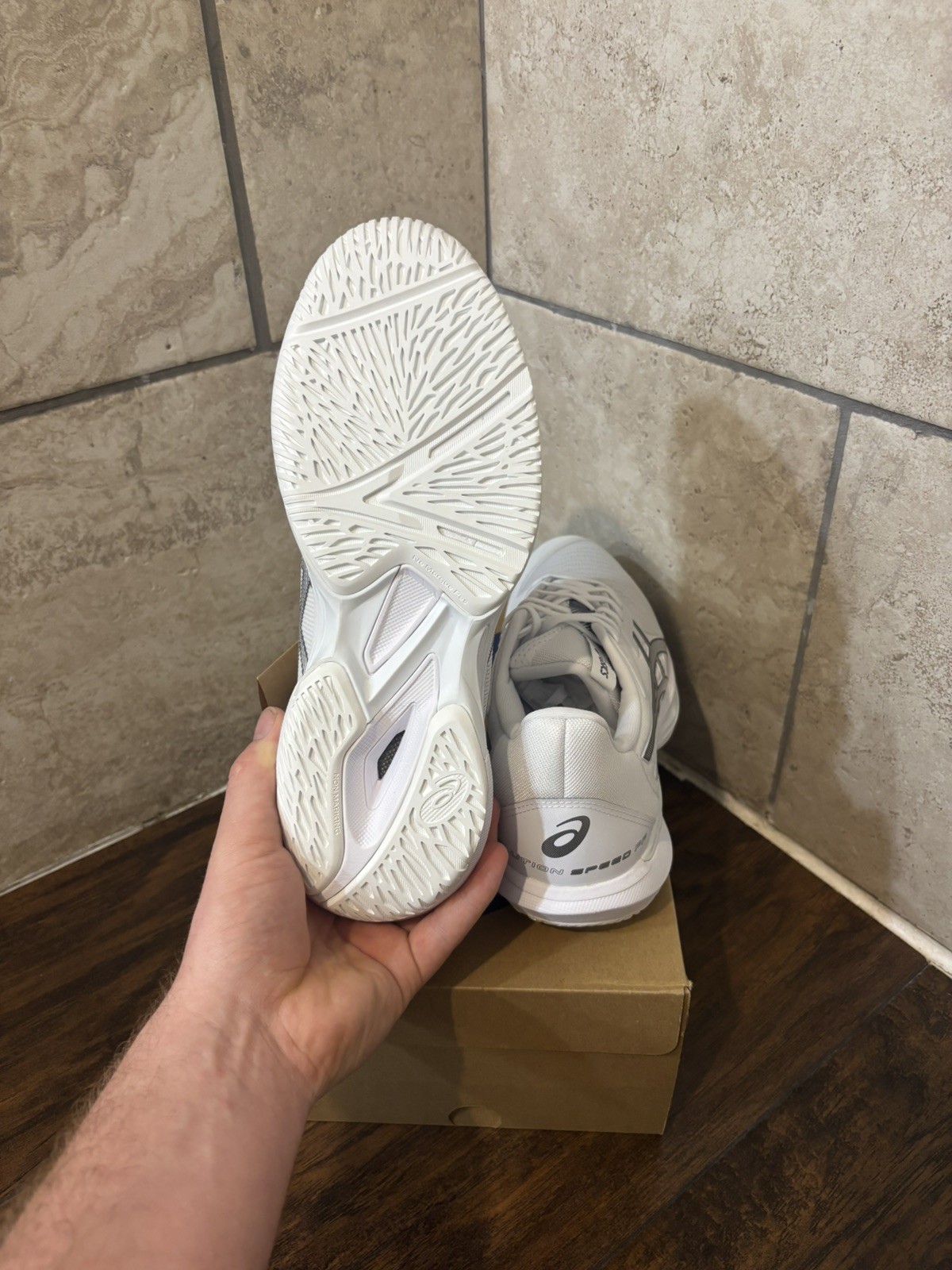 NEW Asics Solution Speed FF 3 Women’s Size 10 – White / Metropolis