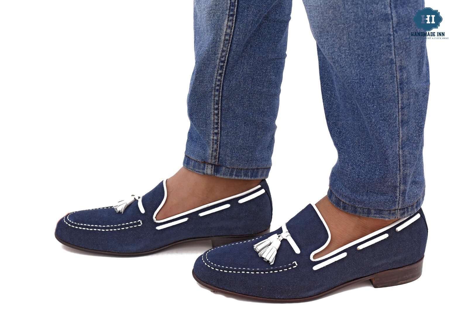 Elevate Your Style with Handcrafted Suede Tassel Loafers | Premium Quality Shoes