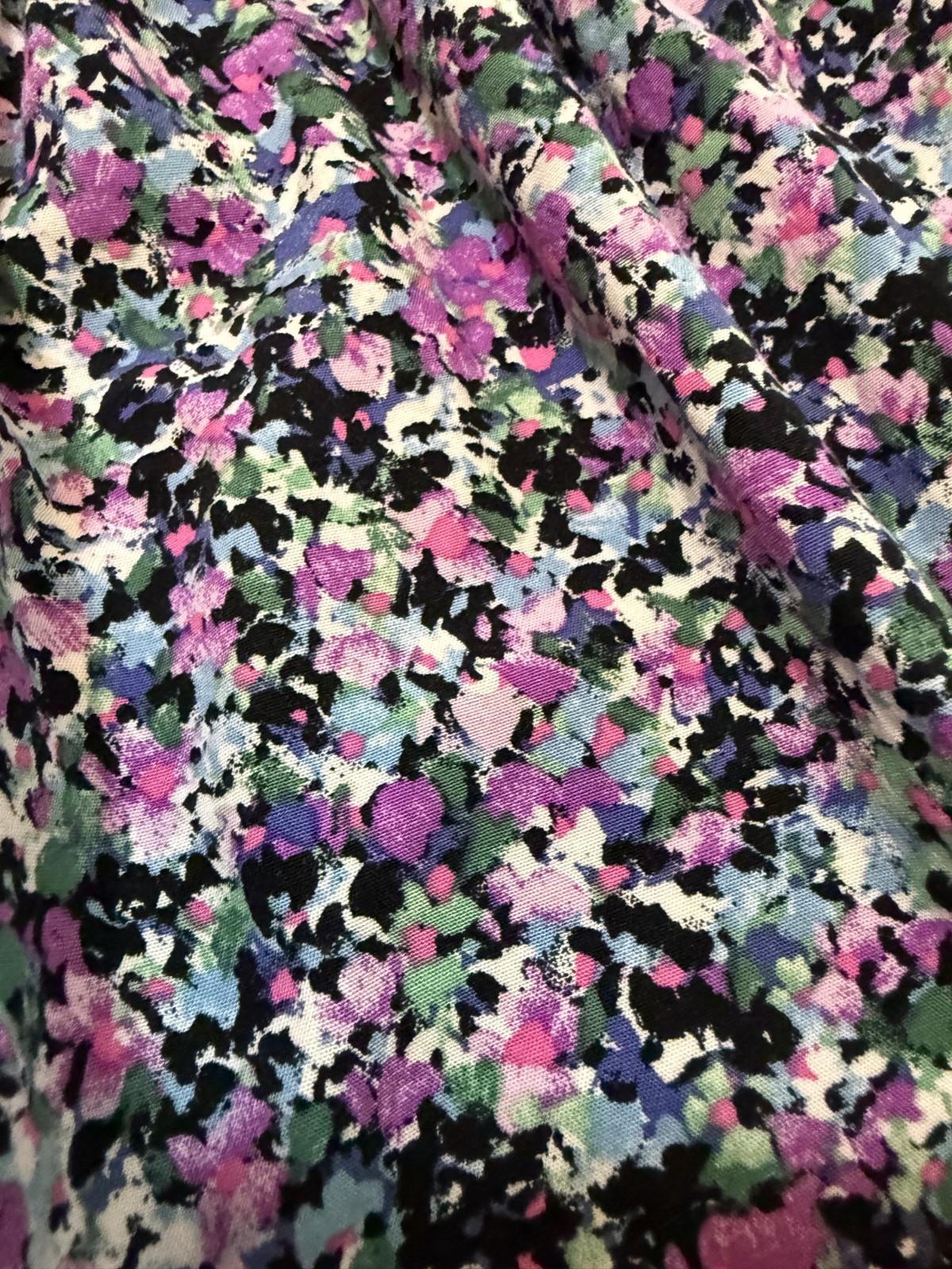 Ava & Viv Womens Dress 2X Knee Length Floral V-Neck Long Sleeve Stretch