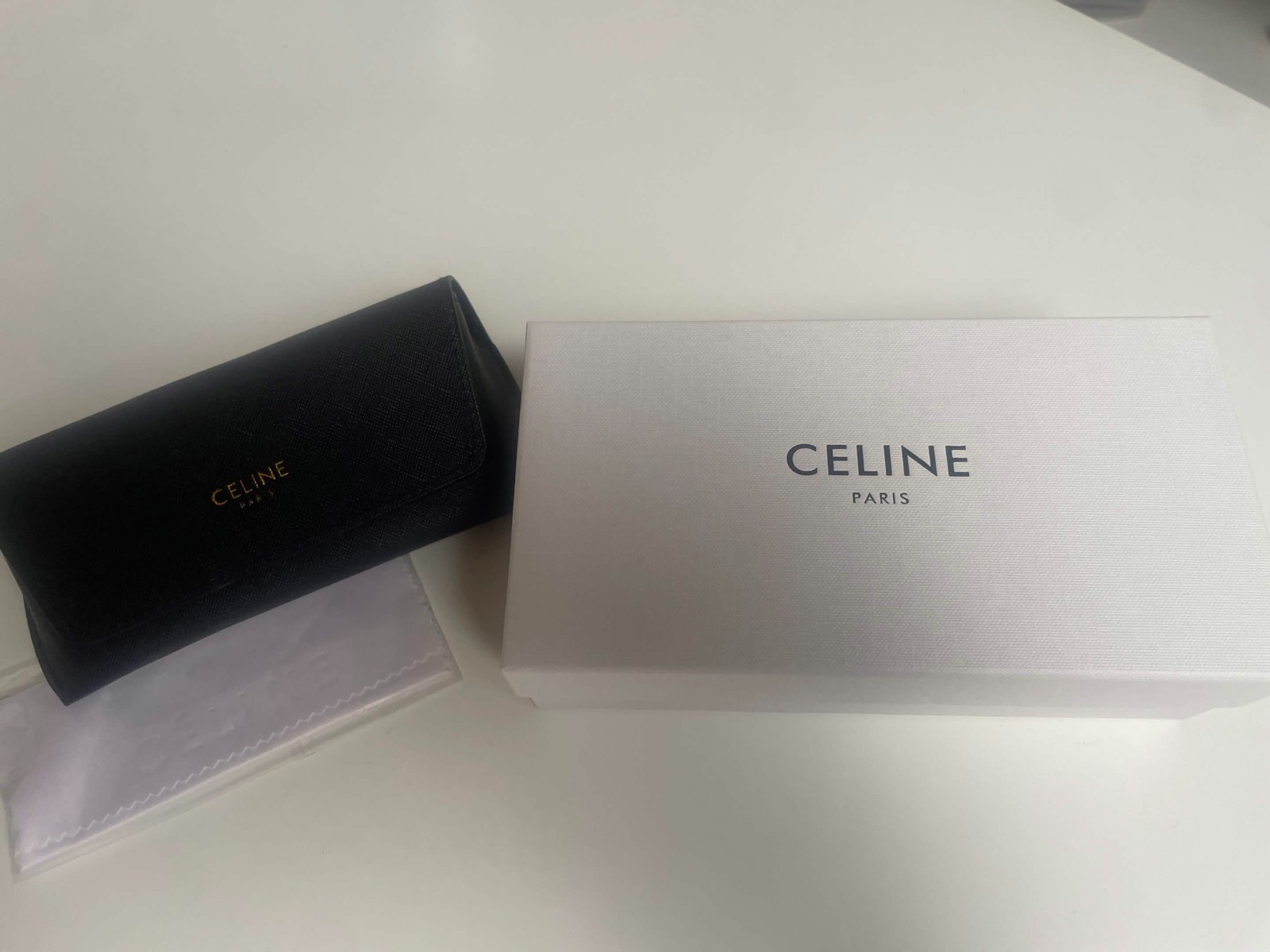 Celine Triomphe CL40194U Black Sunglasses Grey Lenses Excellent Condition