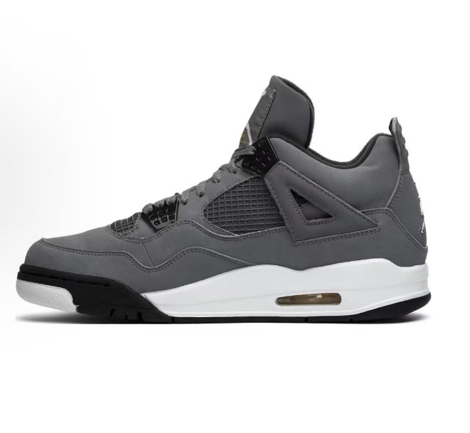 Nike Jordan Air Jordan 4 “Cool Grey” Mid Top Retro Basketball Shoes
