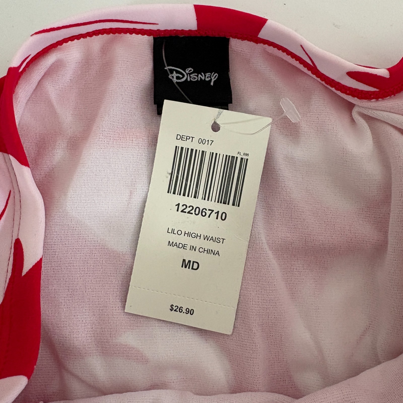 Disney Lilo & Stitch Bikini Bottoms High Waist Cosplay Womens Medium Hot Topic