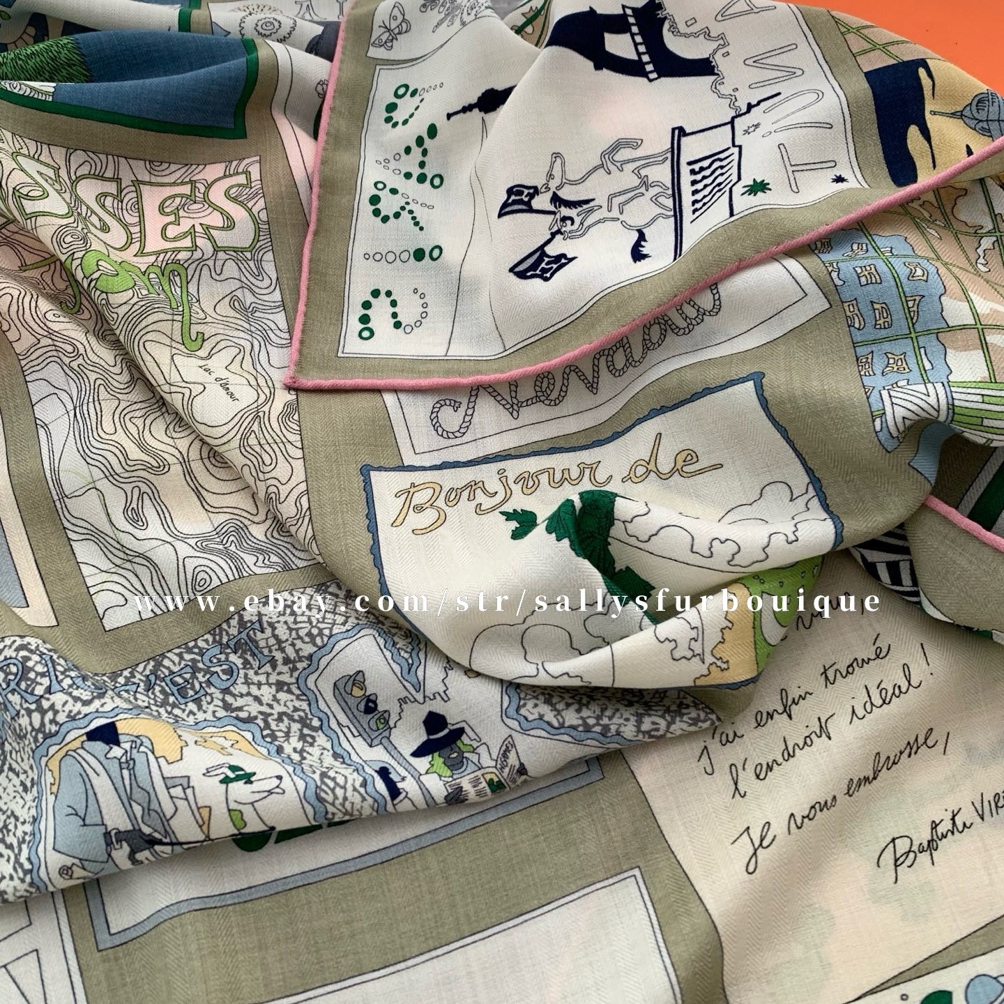 2026 Sallys 70% Cashmere 30% Silk Wrap Scarf Travel Print Double Face Shawl 53″